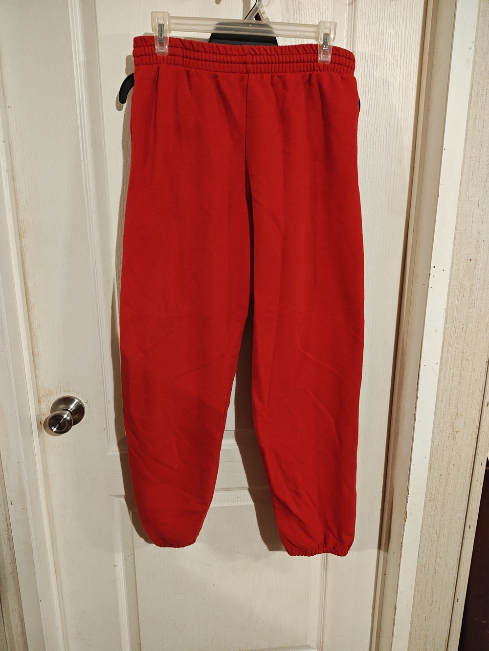 Fruit of the Loom Red Kids Sweatpants with Elastic Waist